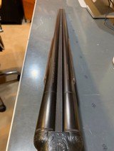 Ithaca 200 E side by side shotgun, 26 inch barrel, hi condition, used little with wrap around wood - 6 of 15