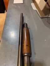 Ward's Western Field Model 30-SB562A, US flaming Bump marked, pump, quick release to two parts, 19 inch barrel, very good condition, chamber indic - 7 of 11