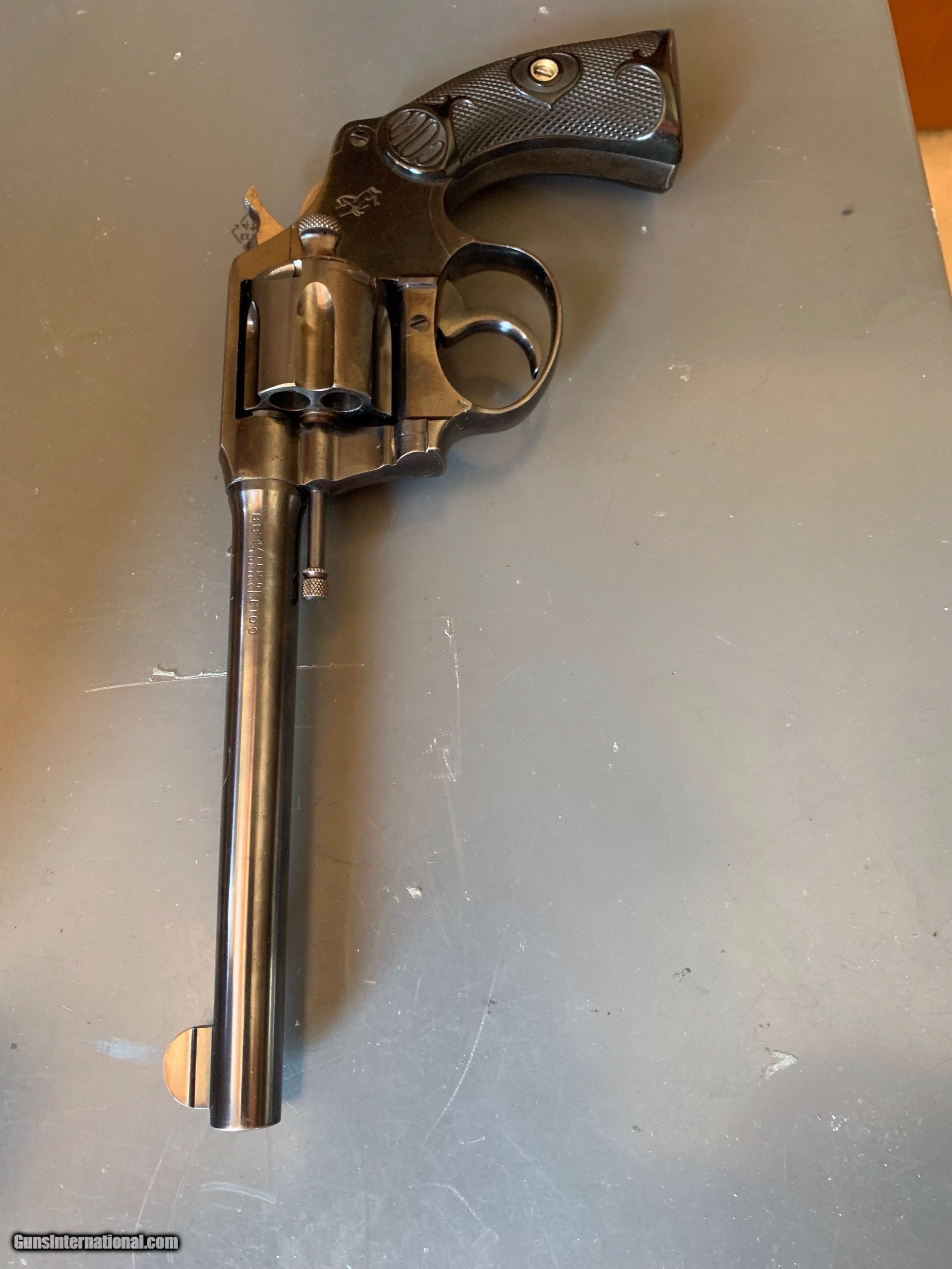 Hi Condition Colt 38 Police Positive With Box 6 Inch Barel