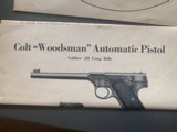 Colt woodsman Series one, 6 inch barrel and perfect shape with box - 14 of 15