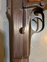 Fn Browning Hi-power with Tangent Site and hard case that attach to the pistol, 9 mm, in perfect shape - 13 of 17