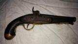 early 19th century percussion pistol - 1 of 5
