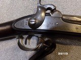 Springfield model 1842 musket with bayonet and original sling. - 7 of 12