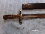 Model 1855 saber bayonet and scabbard - 2 of 11