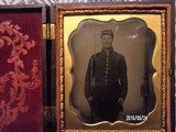 sixth plate tintype of Union soldier - 2 of 4