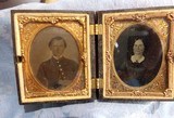 9th plate union case with soldier and wife - 1 of 3
