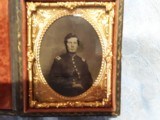 9th plate tintype of Union officer - 2 of 3