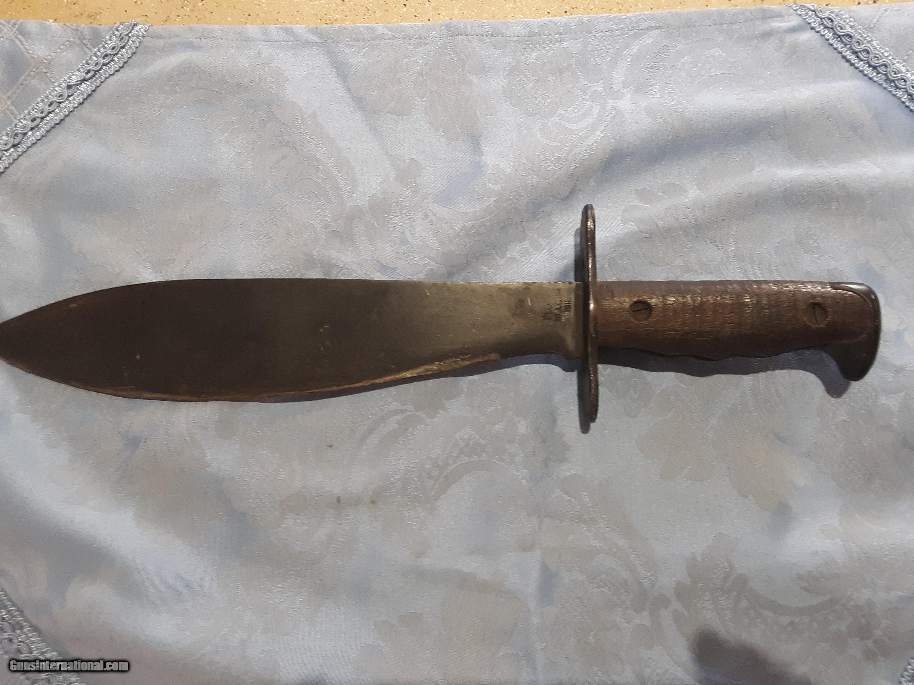 WW1 model 1917 Bolo knife