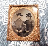 Sixth plate tintype of two identified Ohio soldiers - 4 of 7