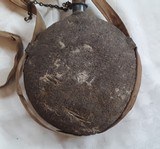 Civil War cartridge box and sling, belt with buckle and cap box, and canteen - 11 of 12