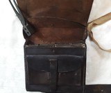 Civil War cartridge box and sling, belt with buckle and cap box, and canteen - 6 of 12