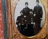 large quarter plate of four Union soldiers - 3 of 3