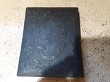 large quarter plate of four Union soldiers - 2 of 3