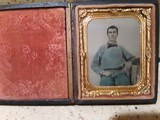 9th plate tintype of Union soldier