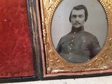 sixth plate tintype of identified soldier - 2 of 2