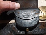 Original Civil War belt, cap box, and buckle - 3 of 6