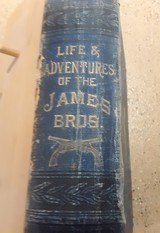 1882 first addition The James Brothers, Outlaws On The Border - 2 of 5