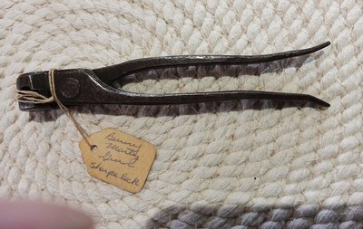 19th century double barrel percussion shotgun with bullet mold - Image 13 of 13