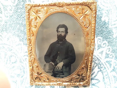 Civil War tintypes of KIA brothers - Image 2 of 4