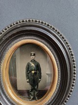 Quarter plate tintype in thermoplastic frame - Image 2 of 6