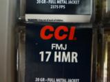 500RDS CCI 17HMR 20GR FMJ- 2 of 4