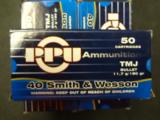 250RDS PPU 40S&W 180GR TMJ
- 3 of 4