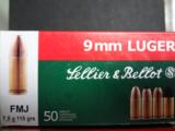 500RDS Sellier & Bellot 9MM Luger 115GR FMJ
- 3 of 4