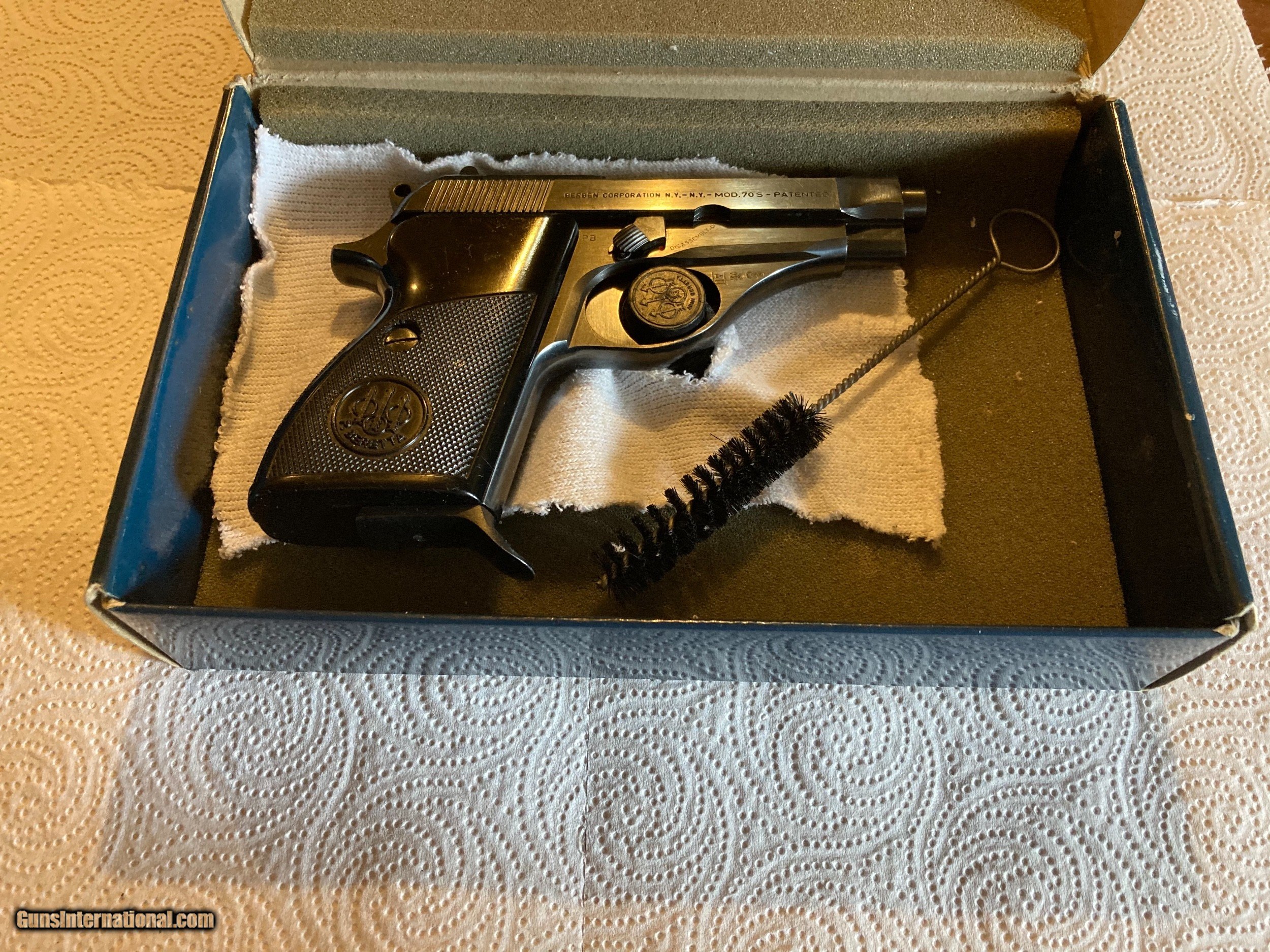 Beretta model 70s 380 semi auto pistol