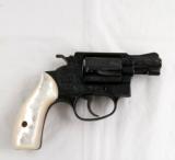 Smith & Wesson Model 36 .38 S&W Special Engraved Revolver - 2 of 6