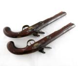 Pair Antique Ketland & Co. London Flintlock Pistols c.1780 - 2 of 8