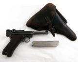 1937 German Luger S/42 Pistol w/Original Hardshell Holster - 1 of 11