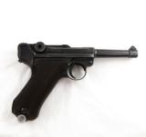 1937 German Luger S/42 Pistol w/Original Hardshell Holster - 3 of 11