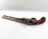 Antique Percussion Half Stock Dueling Pistol Signed H Holland - 5 of 6