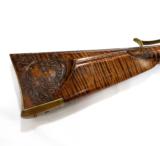 Contemporary Flintlock Kentucky Rifle by John Bivens Old Salem, NC - 3 of 11