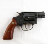 Smith & Wesson Model 36 .38 Special Engraved Revolver- 1 of 6