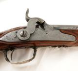 Pair of Antique French Converted Percussion Pistols w/Silver Dog Heads/Decorations - 5 of 8