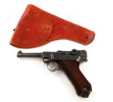 1920 Commercial DWM German Luger .30 Cal Pistol w/ Commercial Holster - 1 of 10