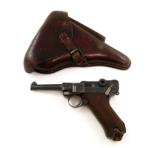 1920 Commercial DWM German Luger .30 Cal Pistol with Holster - 1 of 7