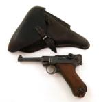 1915 German DWM 9mm Luger Pistol w/ Holster - 1 of 8