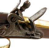 English Brass Barrel Officer's Flintlock Pistol by Waters - 3 of 5