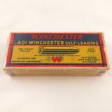 Vintage Winchester .401 Cal Self-Loading Ammunition Cartridges - 1 of 5