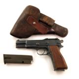 FN Herstal Nazi 9mm High Power Pistol w/Holster - 1 of 7