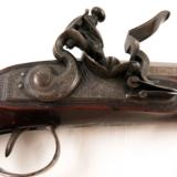 English Officer's Flintlock Pistol by Richardson Manchester - 5 of 8
