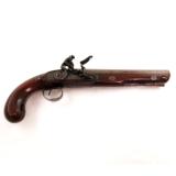 English Officer's Flintlock Pistol by Richardson Manchester - 1 of 8