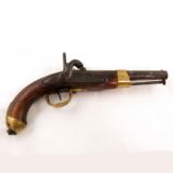 Antique French Tulle Model 1808 Military Percussion Pistol - 1 of 9