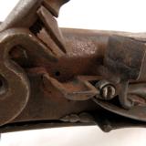 18th Century Walnut Flintlock Pistol - 6 of 7