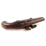 18th Century Walnut Flintlock Pistol - 3 of 7