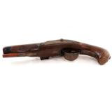 18th Century Walnut Flintlock Pistol - 4 of 7
