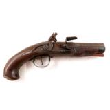 18th Century Walnut Flintlock Pistol - 1 of 7