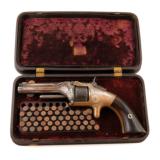 Smith & Wesson 1st Model 1st Issue Revolver w/Orig. Gutta Percha Case - 1 of 9